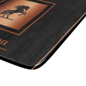 Personalized Equestrian Copper-Embellished  Snijplank (Hoek)