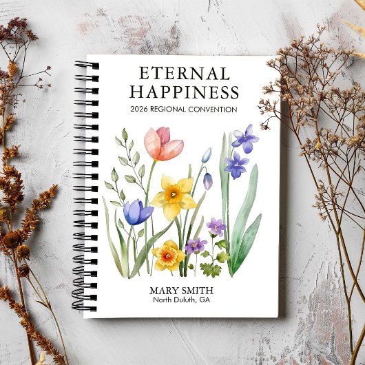 Personalized Eternal Happiness 2026 Convention  Notitieboek
