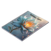 Personalized Ethereal Flower Note Book Notitieboek (Linkerzijde)