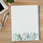 Personalized Eucalyptus Greenery Leaves Notebook Notitieboek