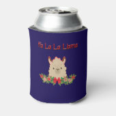 Personalized Fa La La Llama Christmas Blikjeskoeler (Blikje Achterkant)