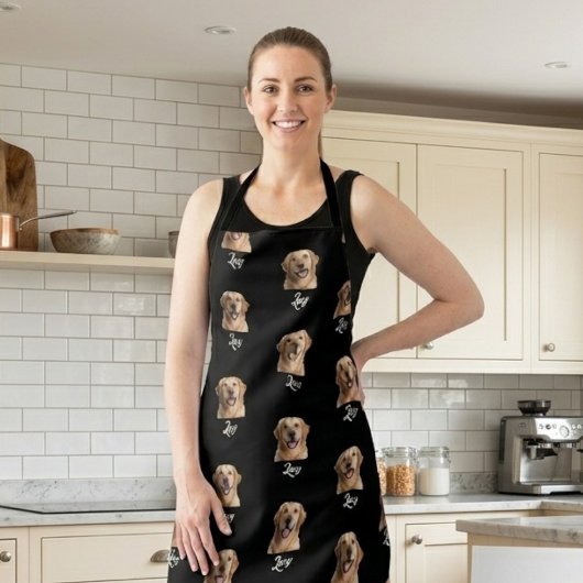 Personalized Face and Name Apron, Custom Photo Schort