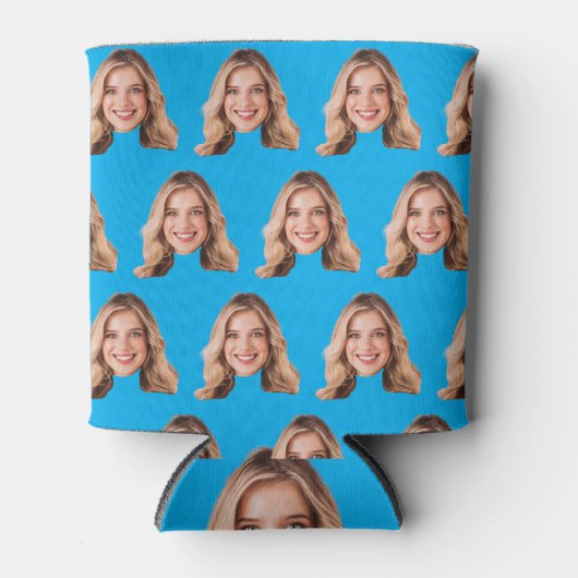 Personalized Face Birthday Favors Bachelor Party Blikjeskoeler (Voorkant)