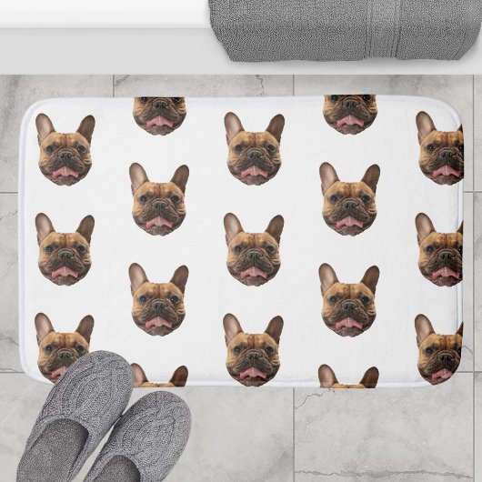 Personalized Face Dog Bathroom Decor Custom Cat Badmat