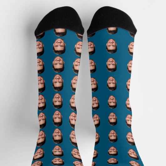 Personalized Face Photo Socks Sokken (Top)