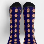 Personalized Face Photo Socks, Upload Your Picture Sokken (Top)
