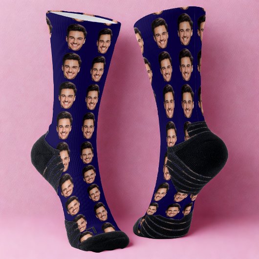 Personalized Face Photo Socks, Upload Your Picture Sokken