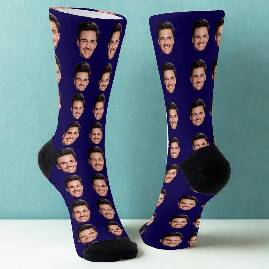 Personalized Face Photo Socks, Upload Your Picture Sokken