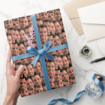 Personalized Face Picture Unique Photo Birthday Cadeaupapier<br><div class="desc">Funny Custom Photo / Picture Birthday or everyday wrapping paper. Upload your own photo to give the most unique wrapped gift! This is also great for holiday wrapping paper so everyone knows who's gift is who's! This will be sure to crack people up with a laugh.</div>