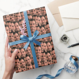 Personalized Face Picture Unique Photo Birthday Cadeaupapier