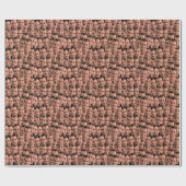 Personalized Face Picture Unique Photo Birthday Cadeaupapier (Vlak)