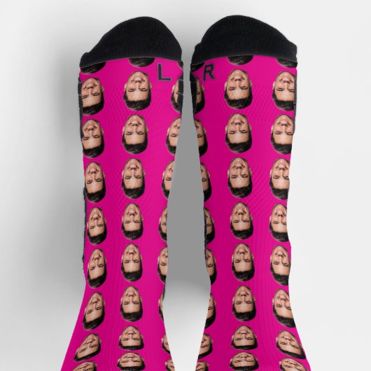 Personalized Face Socks, Funny Gift with Your Face Sokken (Top)