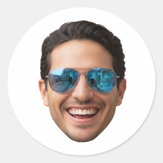 Personalized Face Stickers Photo Custom Face (Voorkant)