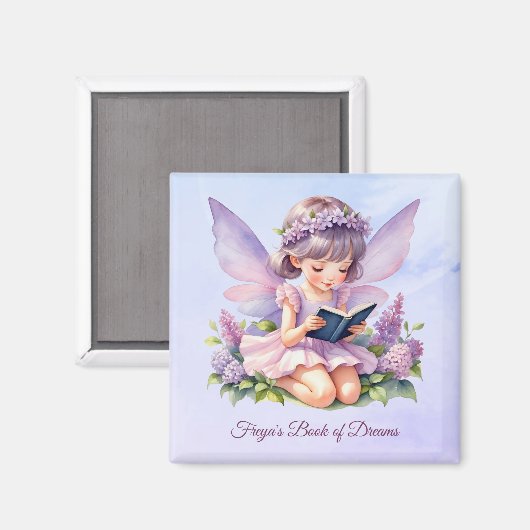 Personalized Fairy Art Freya Dreams Magnet (Voorkant / Achterkant)