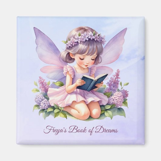 Personalized Fairy Art Freya Dreams Magnet (Voorkant)