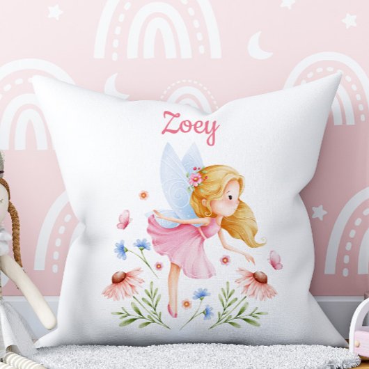 Personalized Fairy Girl Nursery Pillow Kussen