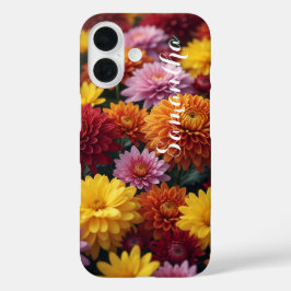Personalized Fall Blossoms - Barely There  iPhone 16 Hoesje