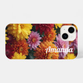 Personalized Fall Blossoms –Slim Fit  iPhone Hoesje (Achterkant horizontaal)