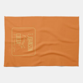 Personalized Fall Family Pumpkin Spice Theedoek