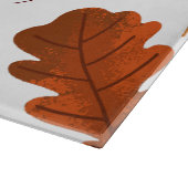 Personalized Fall Glass Cutting Board Snijplank (Hoek)