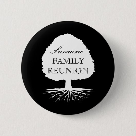 Personalized familiy reunion familiy tree buttons (Voorkant)