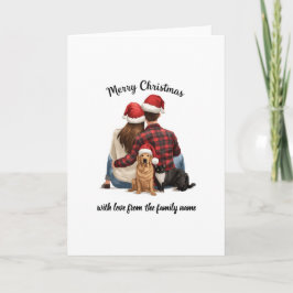 Personalized Family Christmas 2025 Feestdagen Kaart
