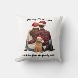 Personalized Family Christmas 2025 Kussen