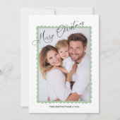 Personalized Family Christmas Card Feestdagenkaart (Voorkant)