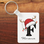 Personalized Family Christmas Keychain for Friends (Voorkant)