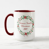Personalized Family Christmas Mug | Custom Name Ho Mok (Links)