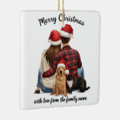 Personalized Family Christmas Ornament 2025 (Rechts)