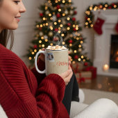 “Personalized Family Christmas Photo Stand” Reclamebord Met Voetstuk