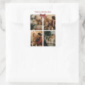 Personalized Family Christmas Photos Sticker (Tas)