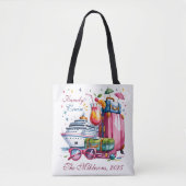 Personalized Family Cruise Name Year Tote Bag (Voorkant)