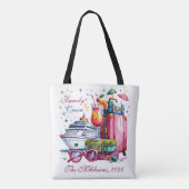 Personalized Family Cruise Name Year Tote Bag (Achterkant)