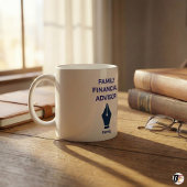 Personalized Family Financial Advisor Coffee Koffiemok