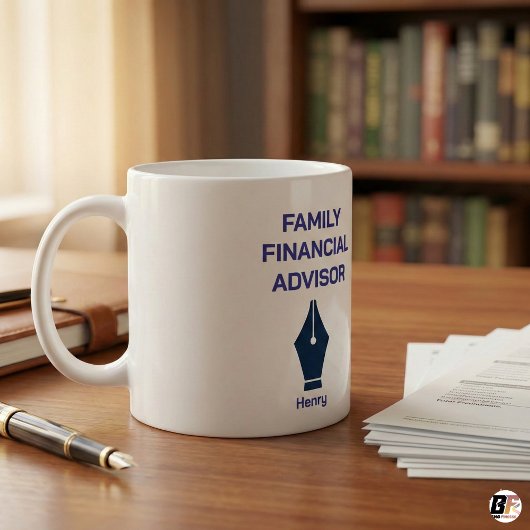 Personalized Family Financial Advisor Coffee Koffiemok