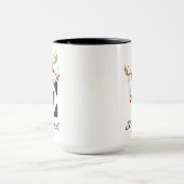 Personalized Family Holiday Mug for Couples or Her Mok (Midden)