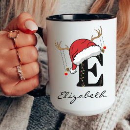 Personalized Family Holiday Mug for Couples or Her Mok