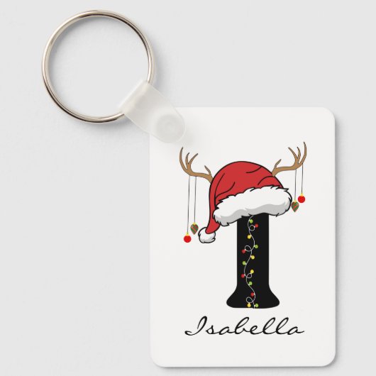 Personalized Family Monogram Keychain for Friends (Voorkant)