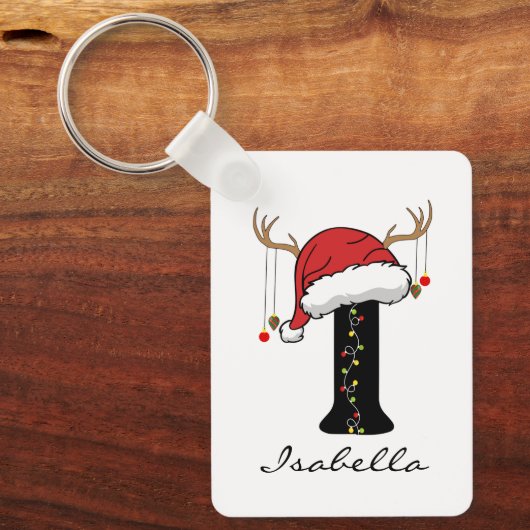 Personalized Family Monogram Keychain for Friends (Voorkant)