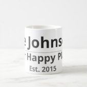 Personalized Family Mug – Custom Family Name & Yea Koffiemok (Center)