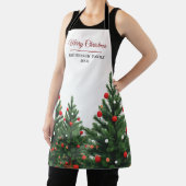 Personalized Family Name Christmas Tree Schort (Insitu)