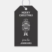 Personalized Family Name Merry Christmas Prince Cadeaulabel (Voorkant)