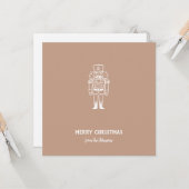 Personalized Family Name Merry Christmas Prince Kaart (Voorkant / Achterkant in situ)