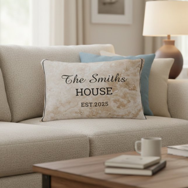 Personalized family name pillow accent kussen (Creator heeft geüpload)