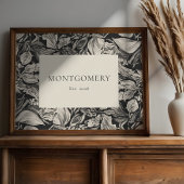 Personalized Family Name Poster Farmhouse Decor