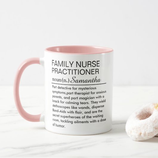 Personalized Family Nurse Practitioner Definition  Mok (Met donut)