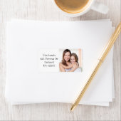 Personalized Family Photo Address Design Etiket (Insitu)