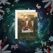 Personalized Family Photo Christmas Card Bedankkaart